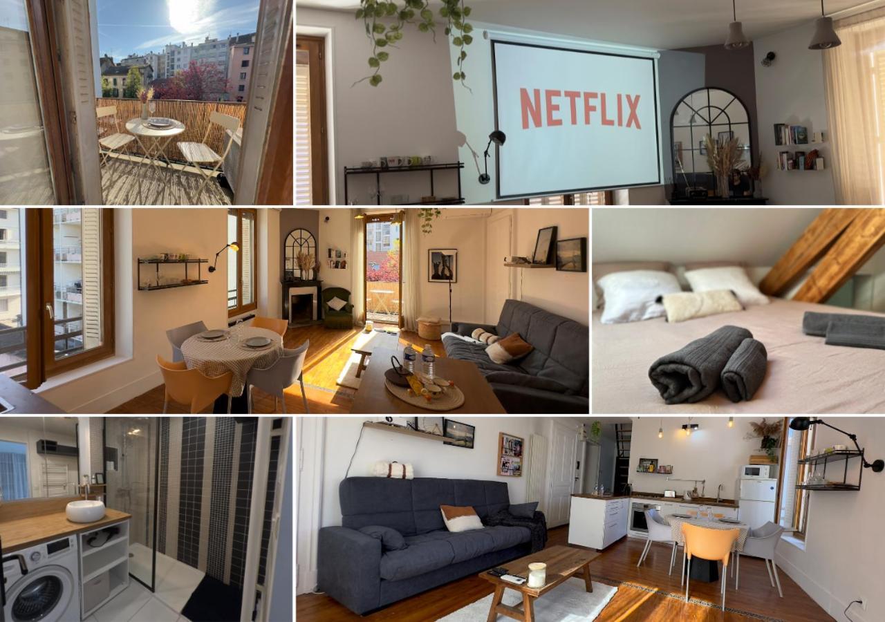 Duplex Loft - Central & Home Cinema 阿讷西 外观 照片
