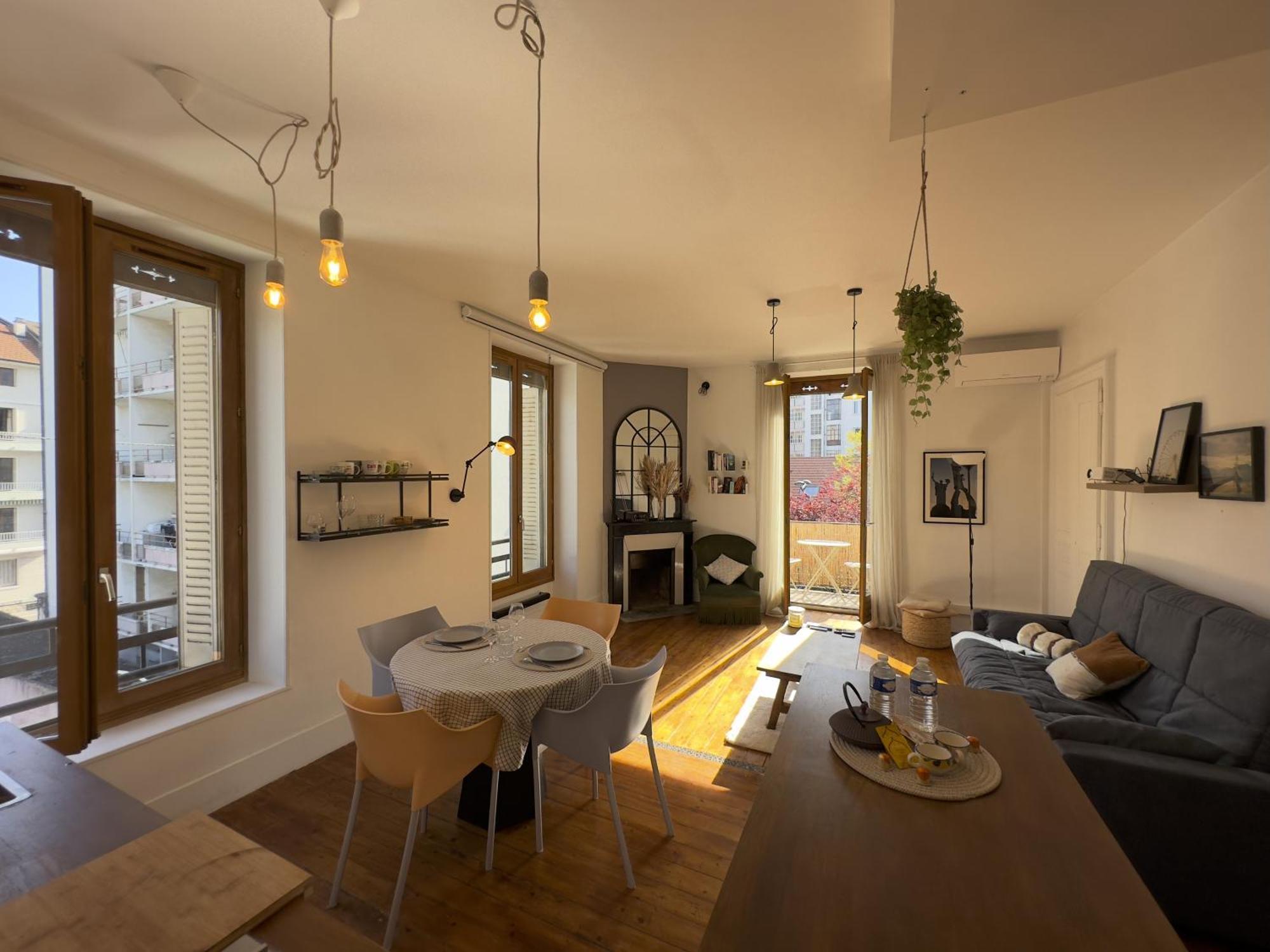 Duplex Loft - Central & Home Cinema 阿讷西 外观 照片
